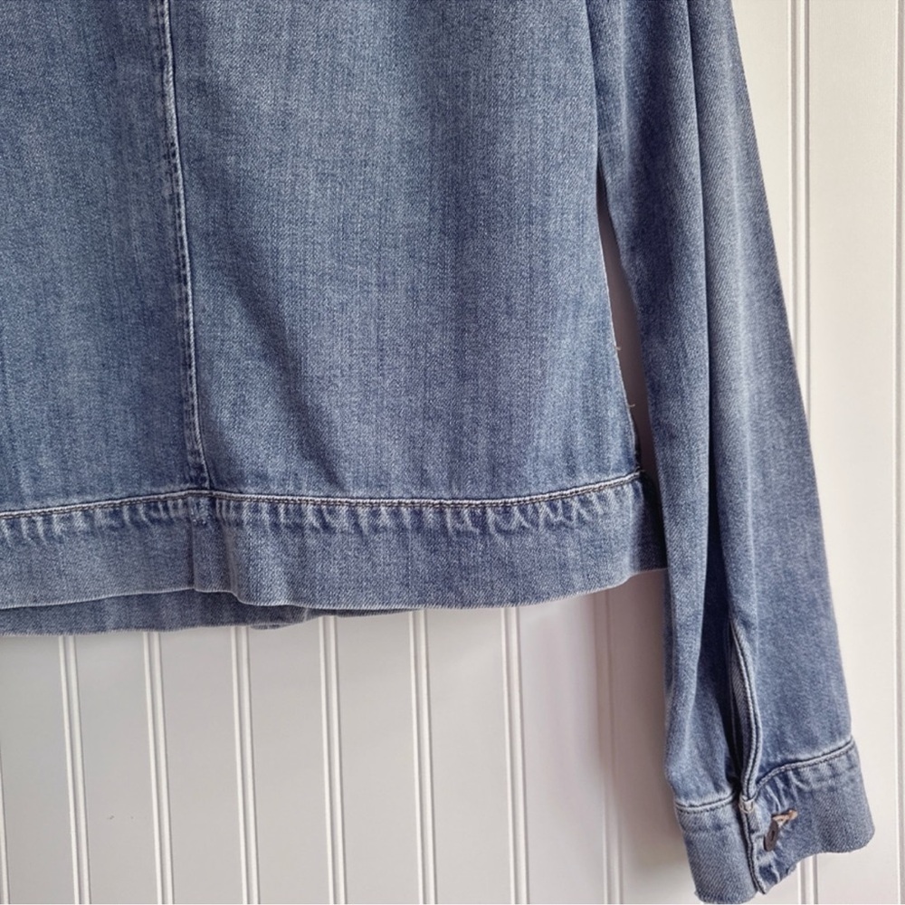 PAIGE Classic Medium Wash Soft Denim Jacket NWT Size S - Picture 13 of 15
